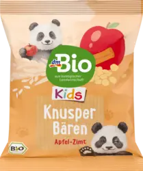 dmBio Kindersnack Knusper Bären Apfel Zimt