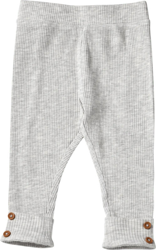 ALANA Leggings mit Ripp-Struktur, grau, Gr. 86