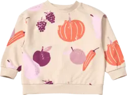 ALANA Sweatshirt mit Kürbis-Muster, beige, Gr. 92