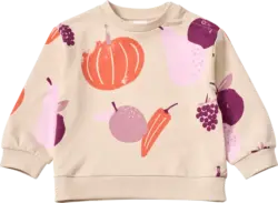 ALANA Sweatshirt mit Kürbis-Muster, beige, Gr. 86
