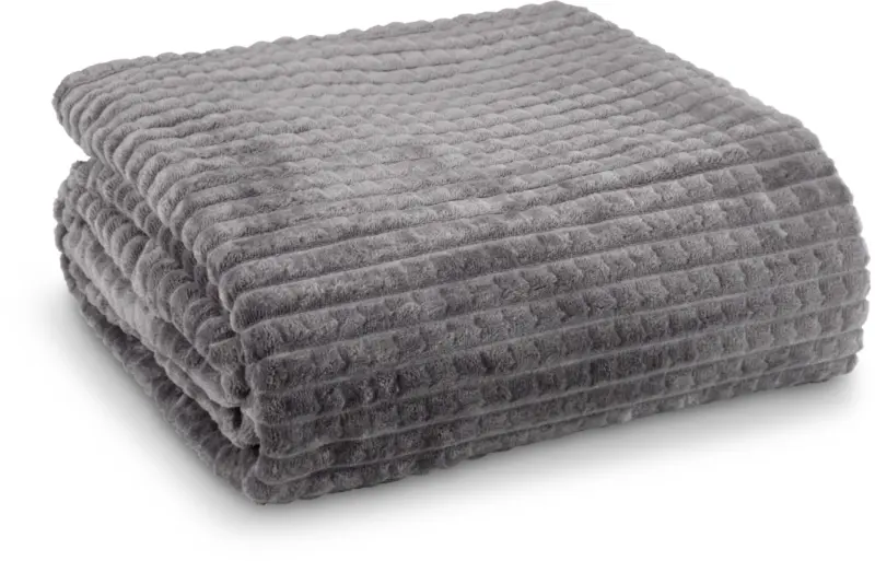 JYSK Одеяло HAGTORN 140x200 полар сиво