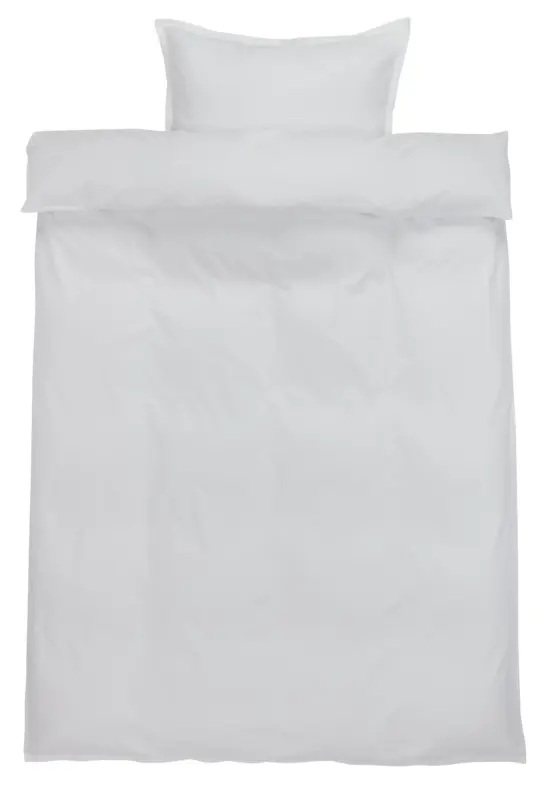 JYSK Спално бельо INGEBORG сатен 140x200 бяло