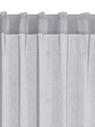 JYSK Завеса UNNEN 1x140x300 сива, ленен вид