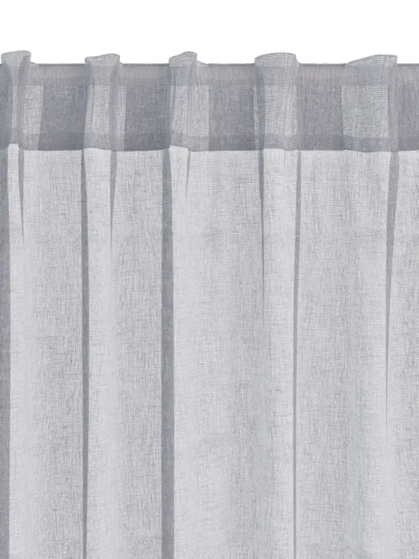 JYSK Завеса UNNEN 1x140x300 сива, ленен вид