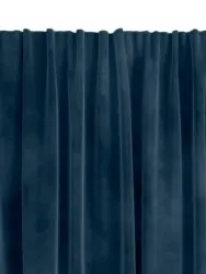 JYSK Завеса AUSTRA 1x140x300 кадифе, синя