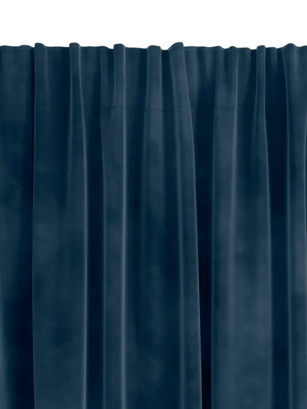 JYSK Завеса AUSTRA 1x140x300 кадифе, синя
