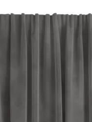 JYSK Завеса AUSTRA 1x140x300 кадифе, сива