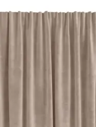 JYSK Завеса AUSTRA 1x140x300 кадифе сивокафява