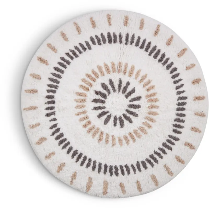 JYSK Постелка за баня MUNKFORS Ø65 см натурал