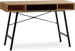 JYSK Бюро ABBETVED 48x120 цвят светъл дъб/черно