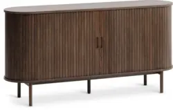 JYSK Бюфет LYNGVIG 160см 2 плъзгащи врати тъмен дъб