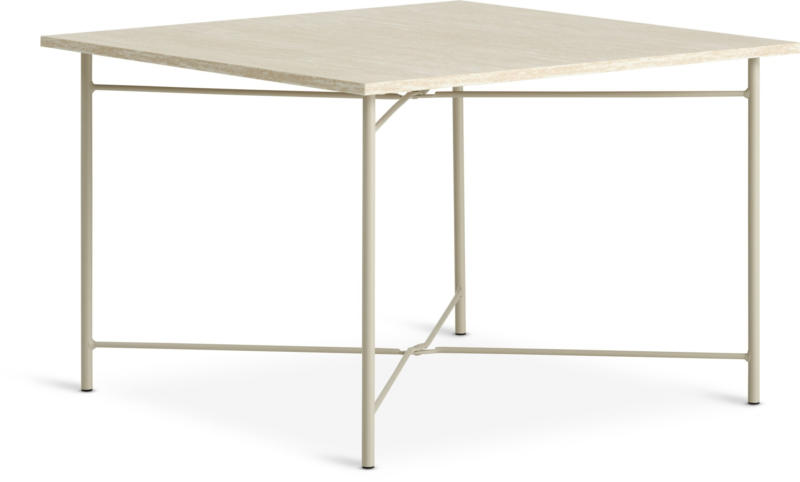 JYSK Маса за кафе KILDEDAL 60x60 цвят травертин