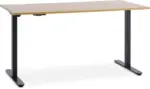 JYSK JYSK Бюро с регулируема височина SVANEKE 70x140 цв. нат.дъб/черно