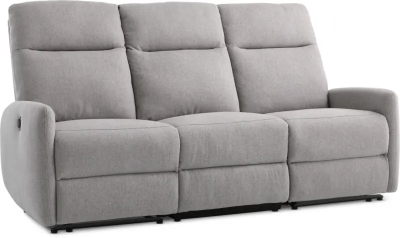 JYSK Диван VONSILD 3-местен регулируем светлосив