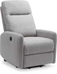 JYSK Повдигащо се кресло VONSILD електрическо светлосиво