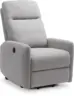 JYSK Повдигащо се кресло VONSILD електрическо светлосиво