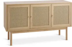 JYSK Бюфет HALMSTAD 3 врати цвят топъл дъб