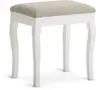 JYSK Табуретка MALLING бяла/бежов текстил