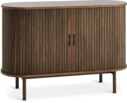 JYSK Бюфет LYNGVIG 120см с плъзгащи врати тъмен дъб