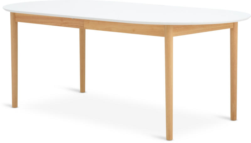 JYSK Кухненска маса MARSTRAND 100x200/280 бяло/натурал