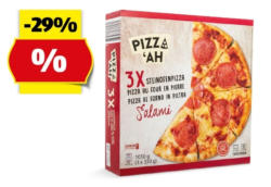 PIZZ’AH Pizza Salami, 3 x 350 g