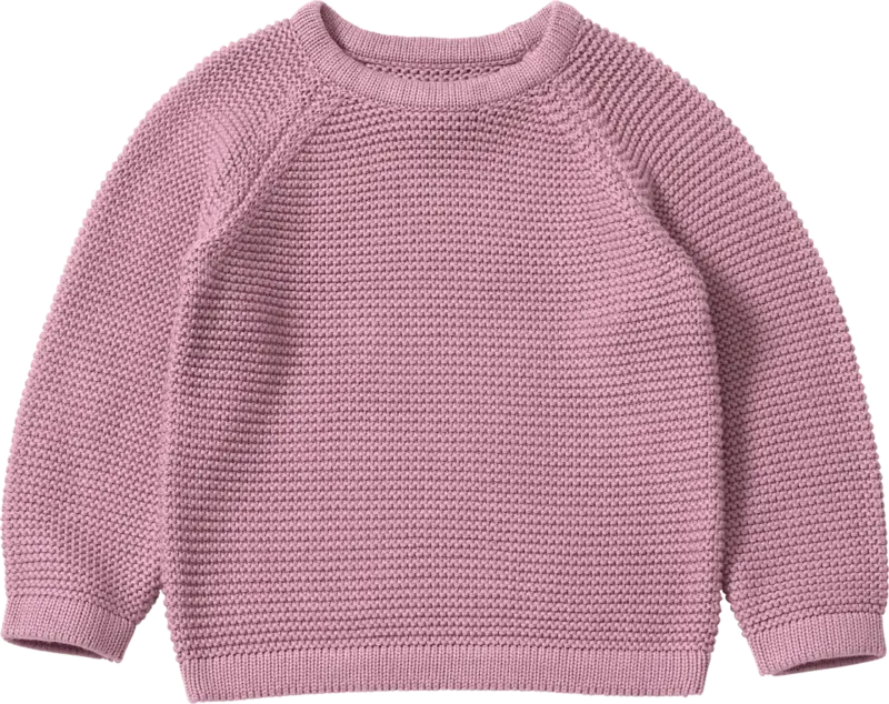 ALANA Pullover aus Strick mit Raglan-Ärmeln, lila, Gr. 104