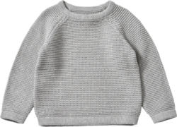 ALANA Pullover aus Strick mit Raglan-Ärmeln, grau, Gr. 122