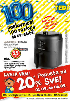 Pregled letka TEDi katalog do 06.09.2025 trgovine TEDi vrijedi od 30.08.2025