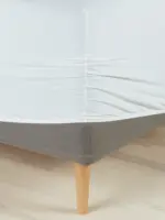 JYSK JYSK Чаршаф с ластик JETTE жарсе 160x200x35 бял