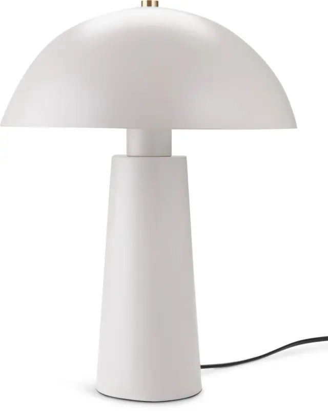 JYSK Настолна лампа MARKUS Ø27xВ35 см сива