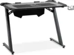 JYSK JYSK Геймърско бюро LINDHOLM с LED/поставка за чаша черно