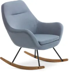 JYSK Люлеещ стол NEBEL светлосин текстил