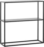 JYSK JYSK Конзолна маса VIRUM 26x80 с рафт черна