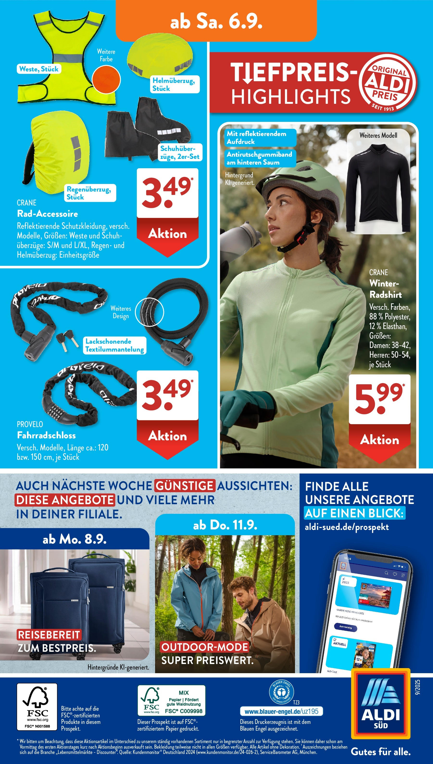 Aldi Süd Prospekt (ab 01.08.2025) zum Blättern | Seite: 29 | Produkte: Bekleidung, Weste Aldi Süd Prospekt (ab 01.08.2025) zum Blättern | Seite: 29 | Produkte: Bekleidung, Weste