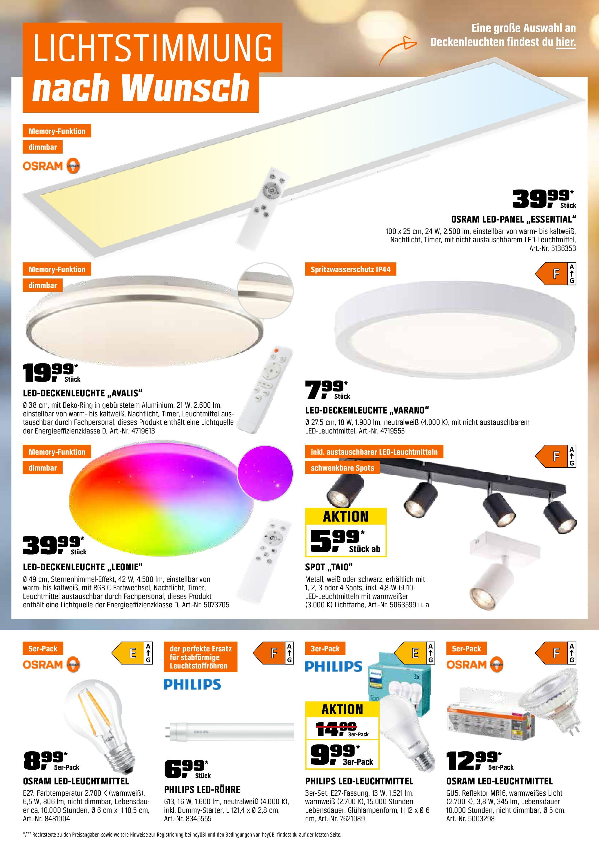 Obi Prospekt (ab 01.09.2025) zum Blättern | Seite: 19 | Produkte: Philips Obi Prospekt (ab 01.09.2025) zum Blättern | Seite: 19 | Produkte: Philips