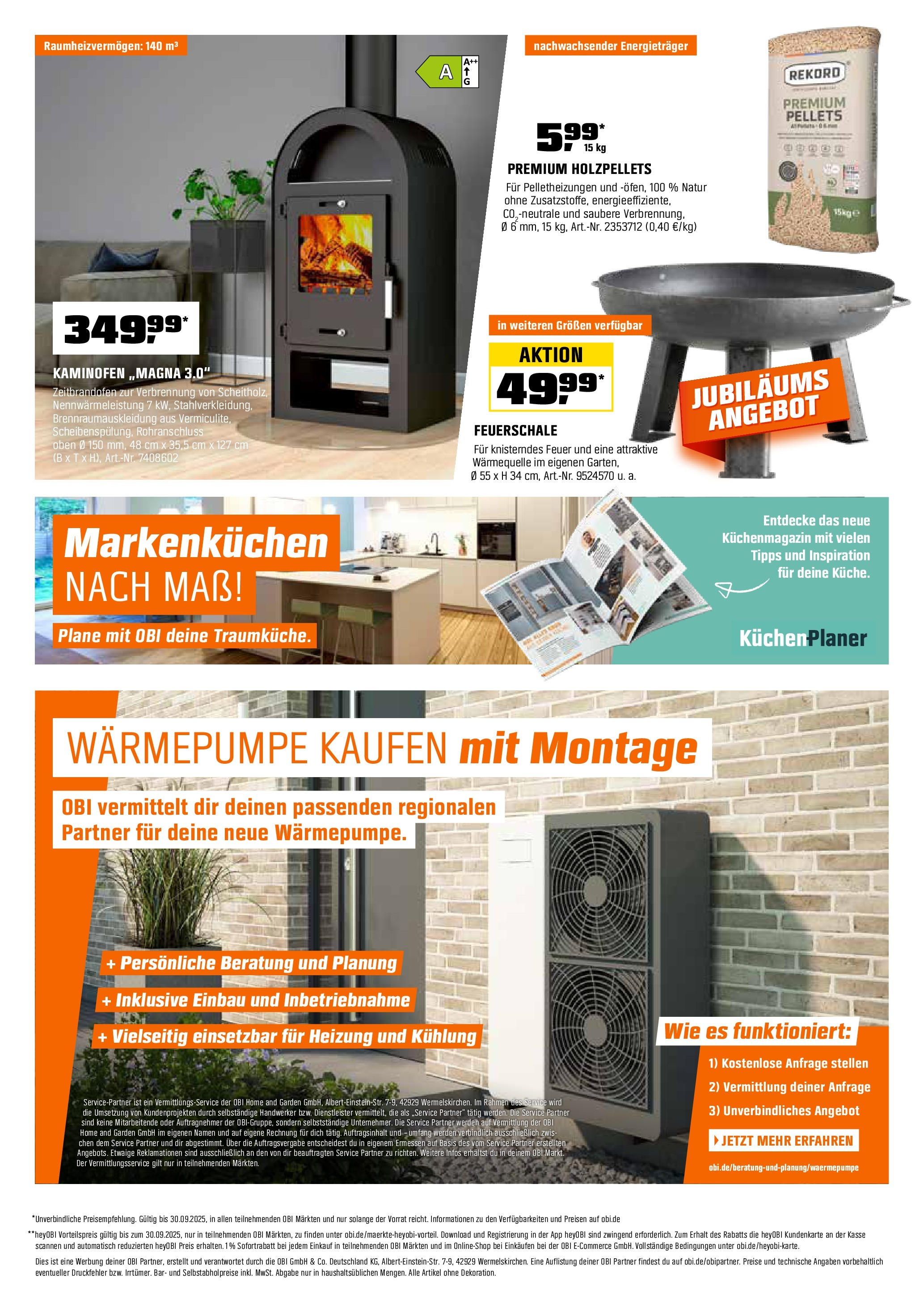 Obi Prospekt (ab 01.09.2025) zum Blättern | Seite: 27 | Produkte: Kaminofen Obi Prospekt (ab 01.09.2025) zum Blättern | Seite: 27 | Produkte: Kaminofen