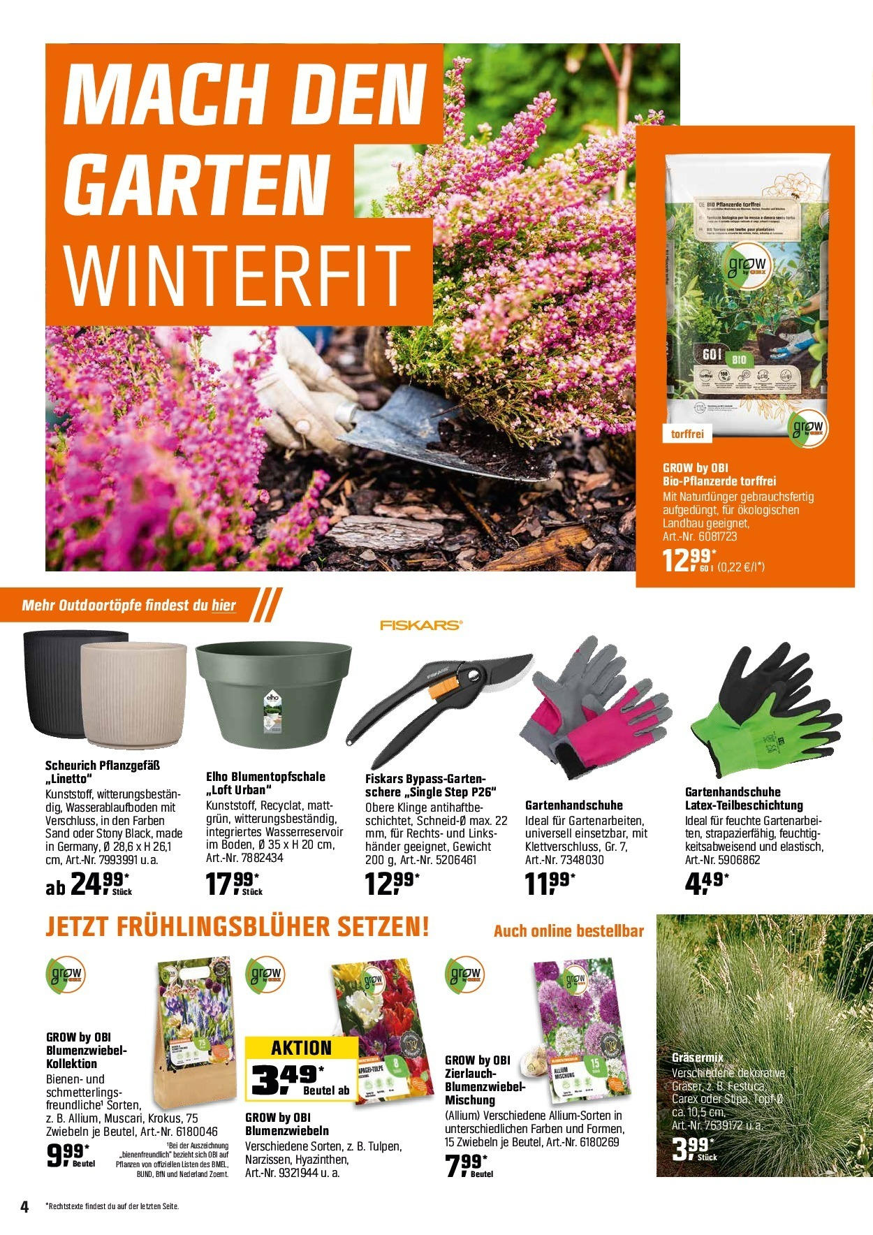 Obi Herbstgartenmagazin (ab 01.09.2025) zum Blättern | Seite: 4 | Produkte: Gewicht, Zwiebeln Obi Herbstgartenmagazin (ab 01.09.2025) zum Blättern | Seite: 4 | Produkte: Gewicht, Zwiebeln