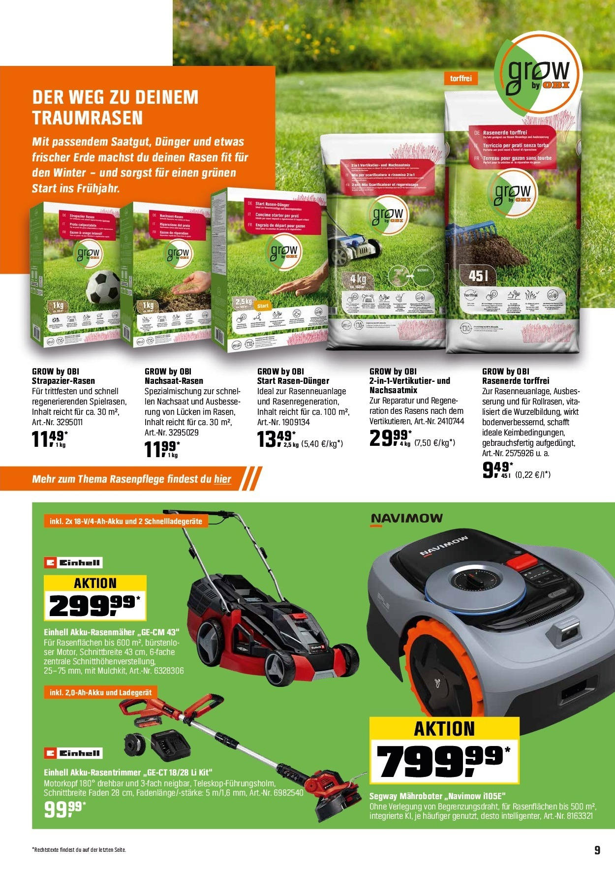 Obi Herbstgartenmagazin (ab 01.09.2025) zum Blättern | Seite: 9 | Produkte: Ladegerät Obi Herbstgartenmagazin (ab 01.09.2025) zum Blättern | Seite: 9 | Produkte: Ladegerät