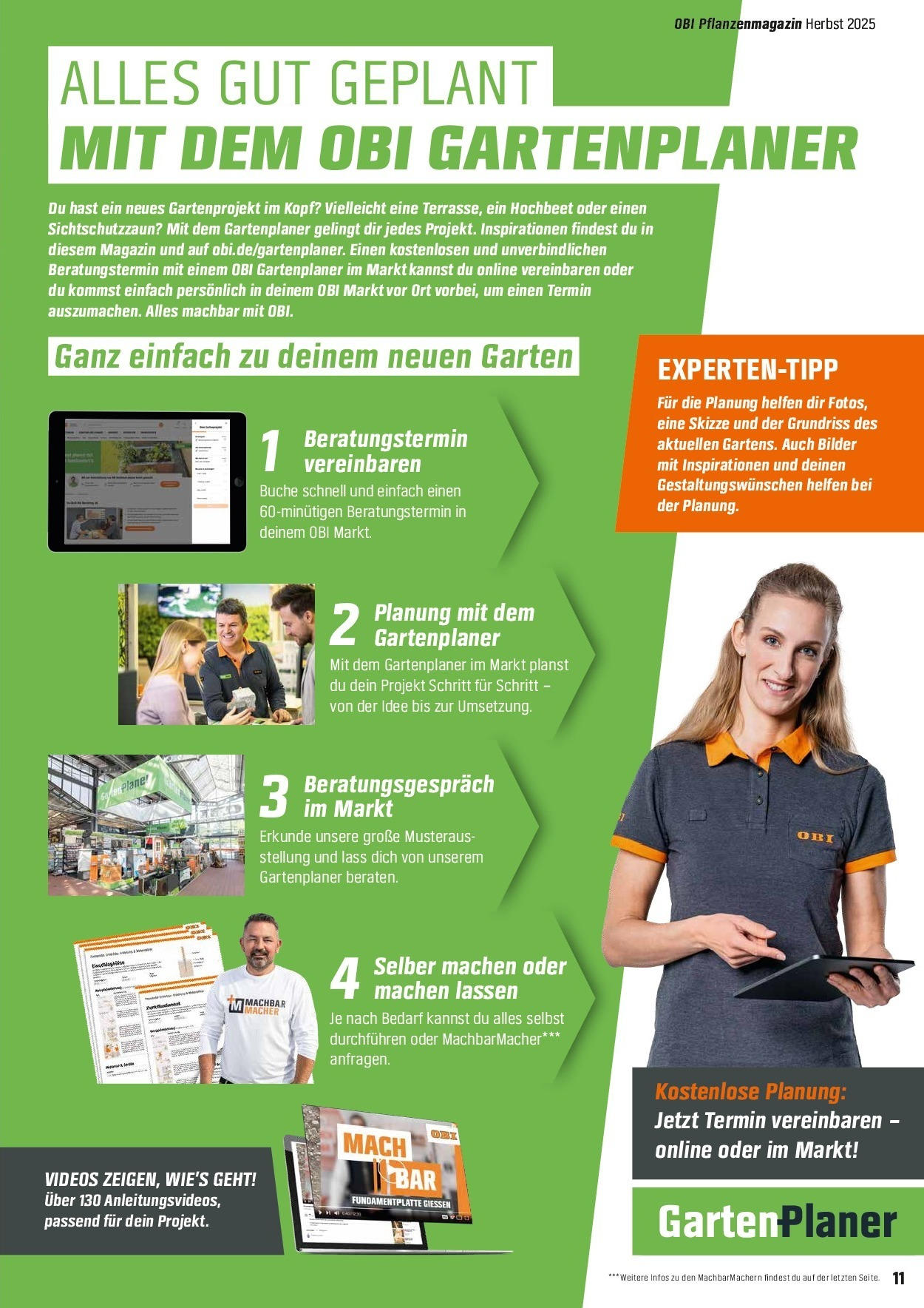 Obi Herbstgartenmagazin (ab 01.09.2025) zum Blättern | Seite: 11 | Produkte: Hochbeet, Bilder Obi Herbstgartenmagazin (ab 01.09.2025) zum Blättern | Seite: 11 | Produkte: Hochbeet, Bilder
