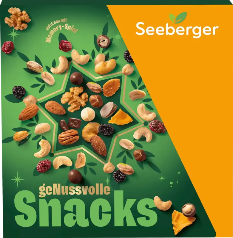 Seeberger Adventskalender 2025 - 24 geNUSSvolle Snacks