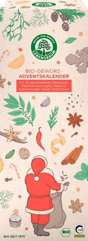 LEBENSBAUM Adventskalender 2025 Bio Gewürz