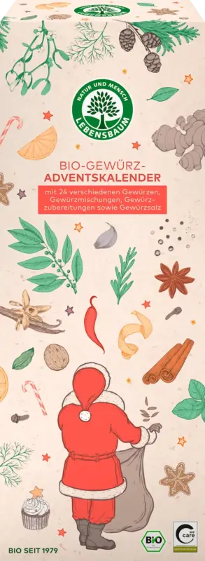 LEBENSBAUM Adventskalender 2025 Bio Gewürz