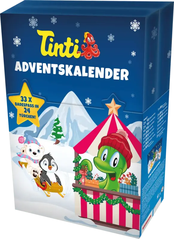 Tinti Adventskalender 2025 Kinder Badeüberraschungen