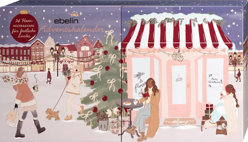 ebelin Adventskalender Haarschmuck 2025