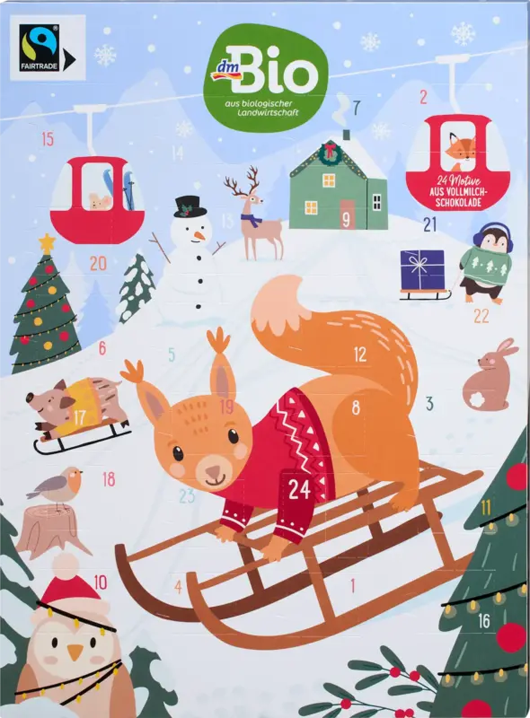 dmBio Schoko Adventskalender 2025