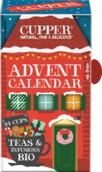 Cupper Adventskalender 2025, 24 Tassen Teegenuss