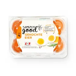 Simply Good gekochte Eier 6er