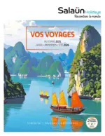 Sala&uuml;n Holidays Vos voyages 2025-2026 - au 31.08.2026