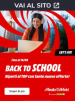 Media World Back to School da MediaWorld! - al 14.09.2025