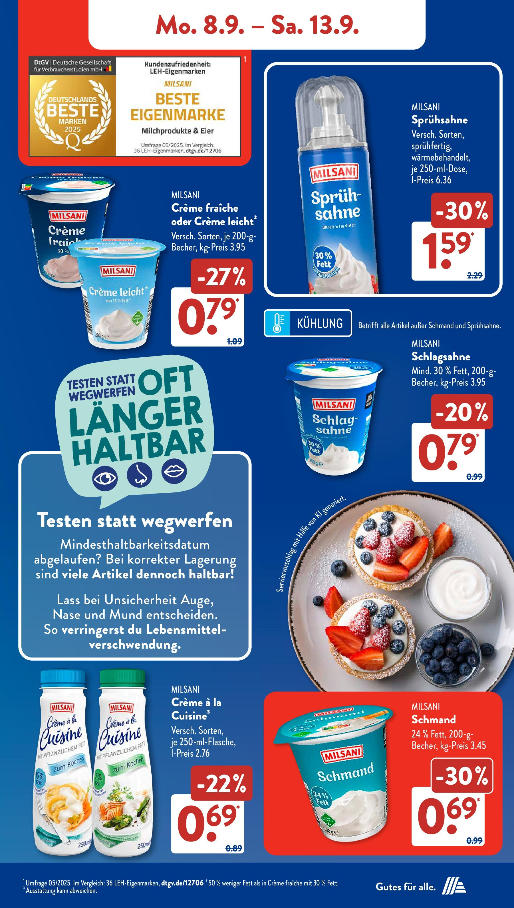 Aldi Süd - Aldi Süd: Wochenangebote (ab 07.09.2025) zum Blättern | Seite: 7 | Produkte: Schlagsahne, Eier, Creme, Sahne Aldi Süd - Aldi Süd: Wochenangebote (ab 07.09.2025) zum Blättern | Seite: 7 | Produkte: Schlagsahne, Eier, Creme, Sahne